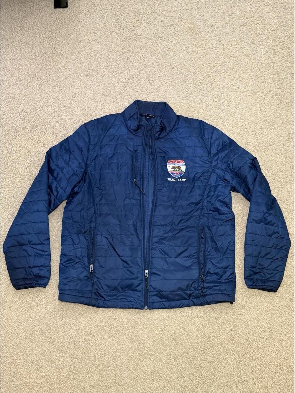 Port Authority CAHA Select Camp Quilted Jacket Blue 2XL